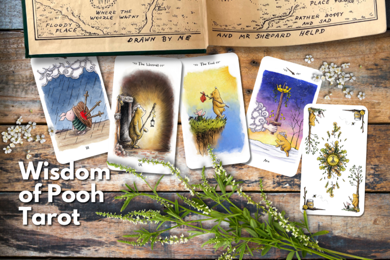 Wisdom of Pooh Tarot — flat-lay product photograph
